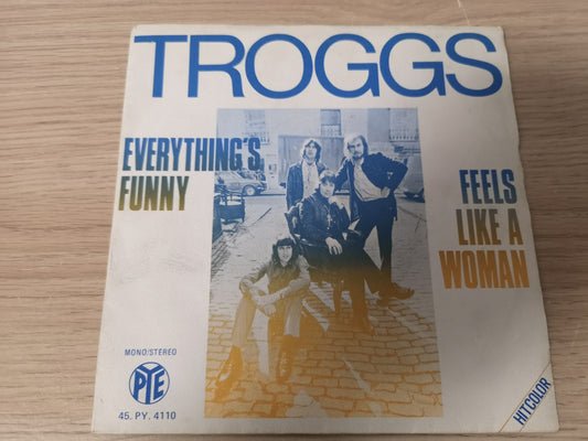 Troggs "Feels Like a Woman" Orig France 1972 EX/EX (7" Single)