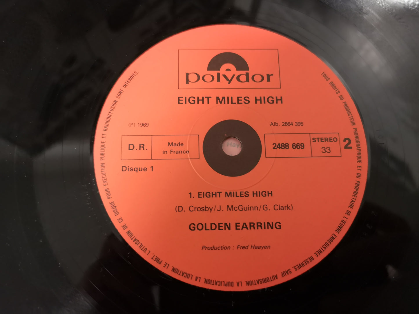 Golden Earring "Eight Miles High/Moontan" Orig France 1978 VG++/EX Double