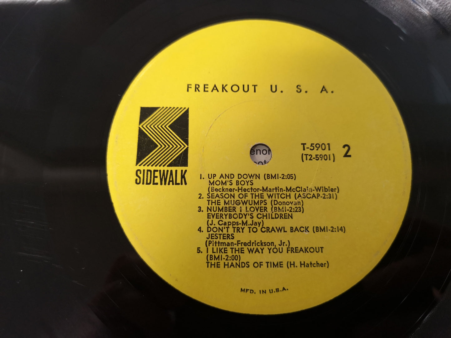 Various "Freakout U.S.A." Orig US 1967 Mono VG++/VG+ (Garage Bands)