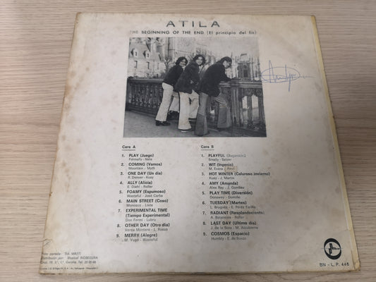 Atila "The Beginning of The End" Orig Spain 1975 VG/VG+