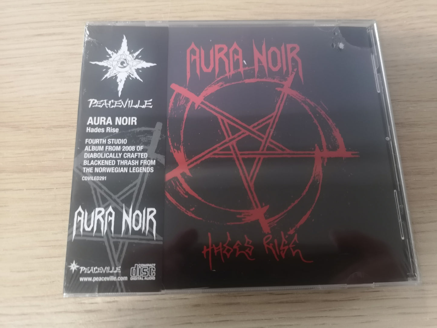 Aura Noir "Hades Rise" Sealed UK 2010 CD