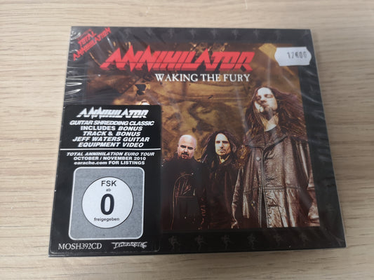 Annihilator "Waking The Fury" Sealed UK 2010 CD