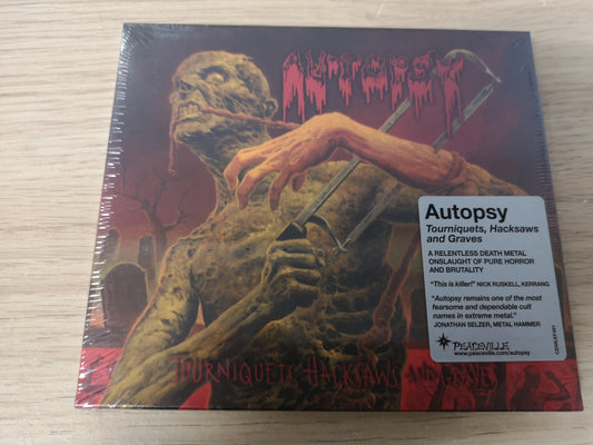 Autopsy "Tourniquets, Hacksaws & Graves" Sealed UK 2014 CD