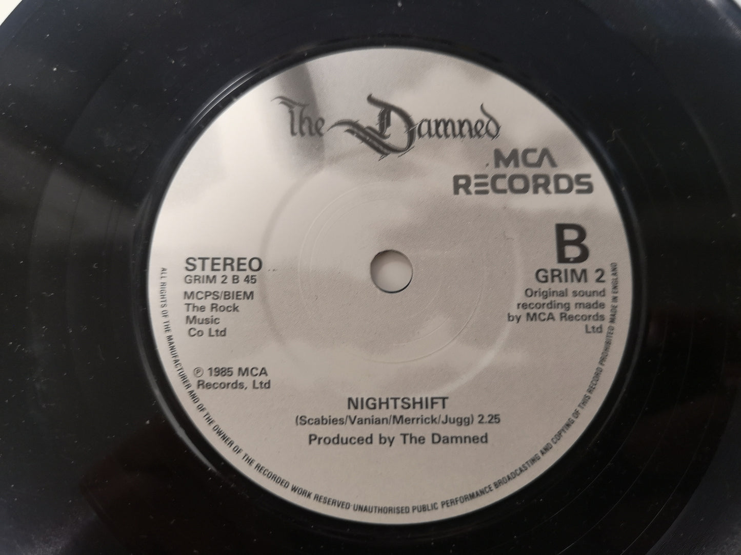 Damned "The Shadow of Love" Orig UK 1985 EX/M- (Double 7" Single)