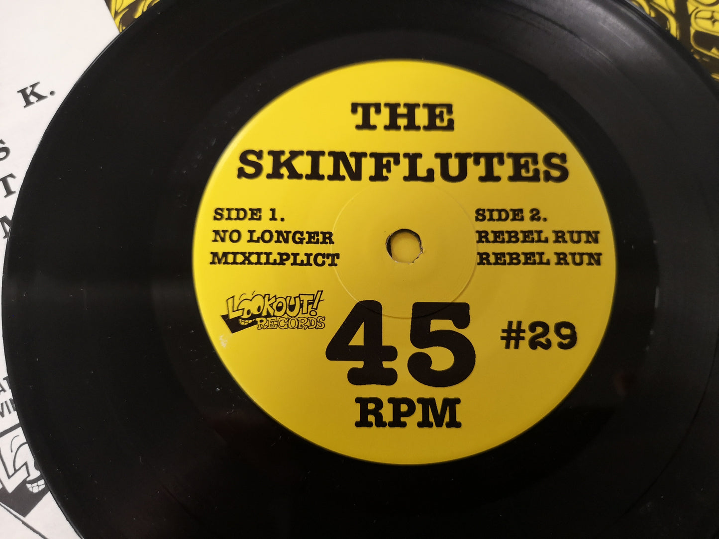 Skinflutes "No Longer" Orig US 1990 M-/M- (7" EP)