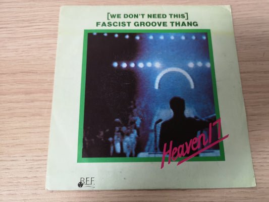 Heaven 17 "Fascist Groove Thang" Orig France 1981 VG++/VG++ (7" Single)