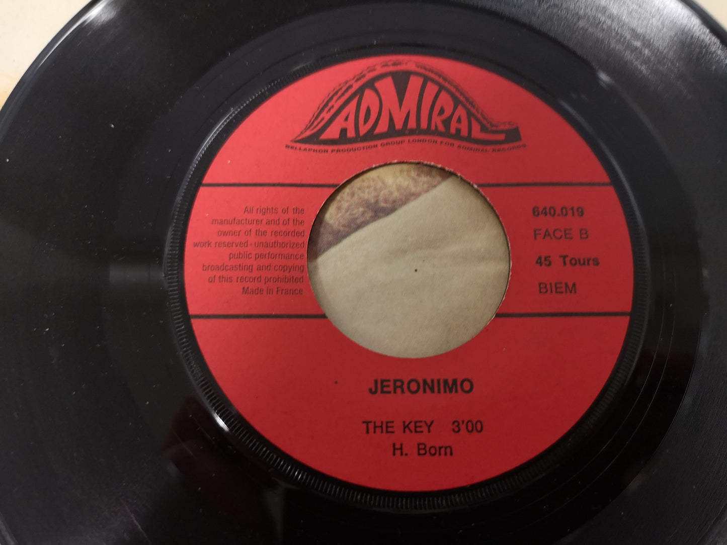 Jeronimo "Never Goin' Back" Orig Germany 1970 M-/M- (7" Single)