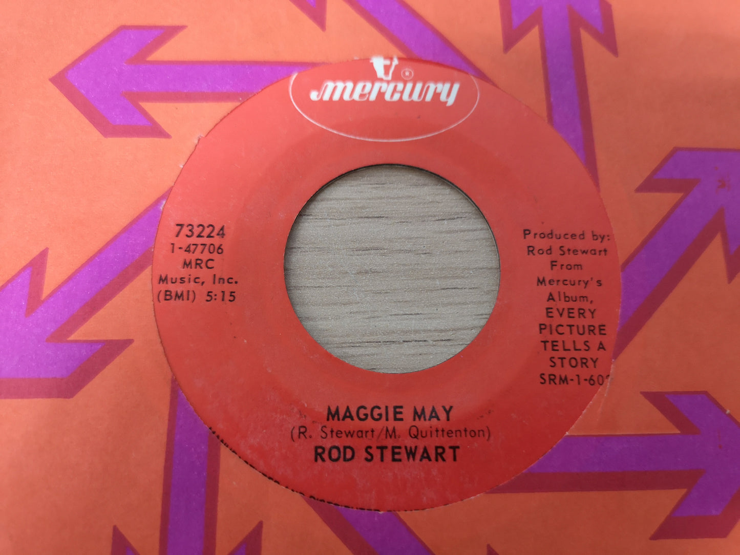 Rod Stewart "Maggie May" Orig US 1971 M- (7" Single)