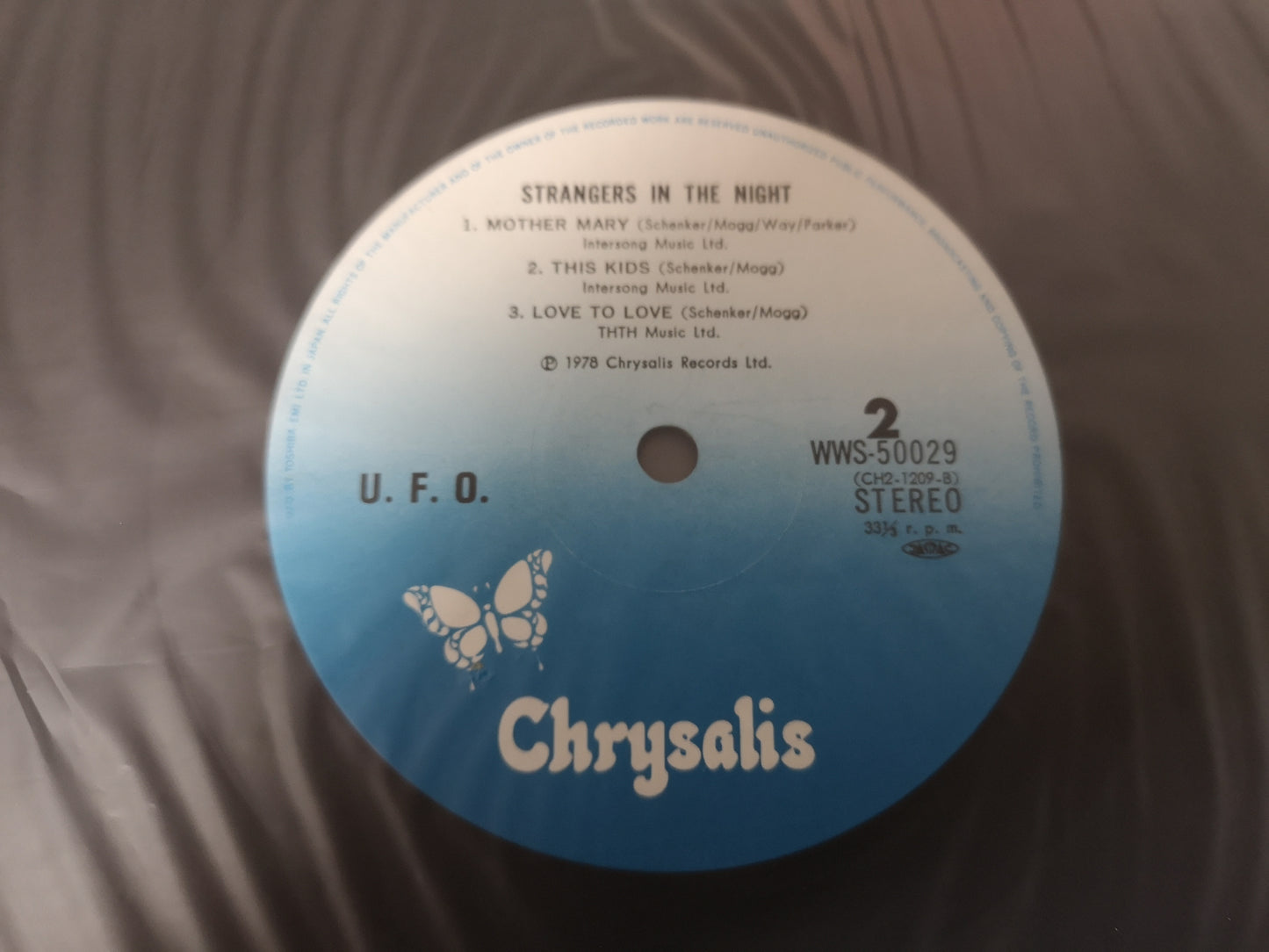 UFO "Strangers in the Night" Orig Japan 1978 M-/M- (w/ Obi & Insert)