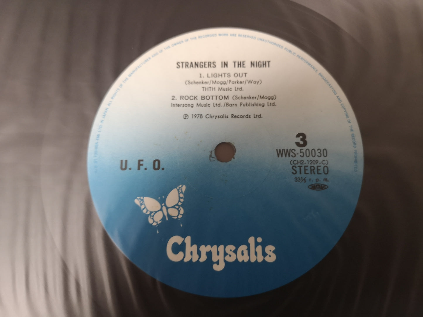 UFO "Strangers in the Night" Orig Japan 1978 M-/M- (w/ Obi & Insert)