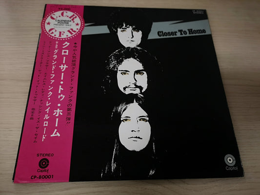 Grand Funk Railroad "Closer to Home" Orig Japan 1970 M-/EX (Obi - Red Vinyl + Inserts)