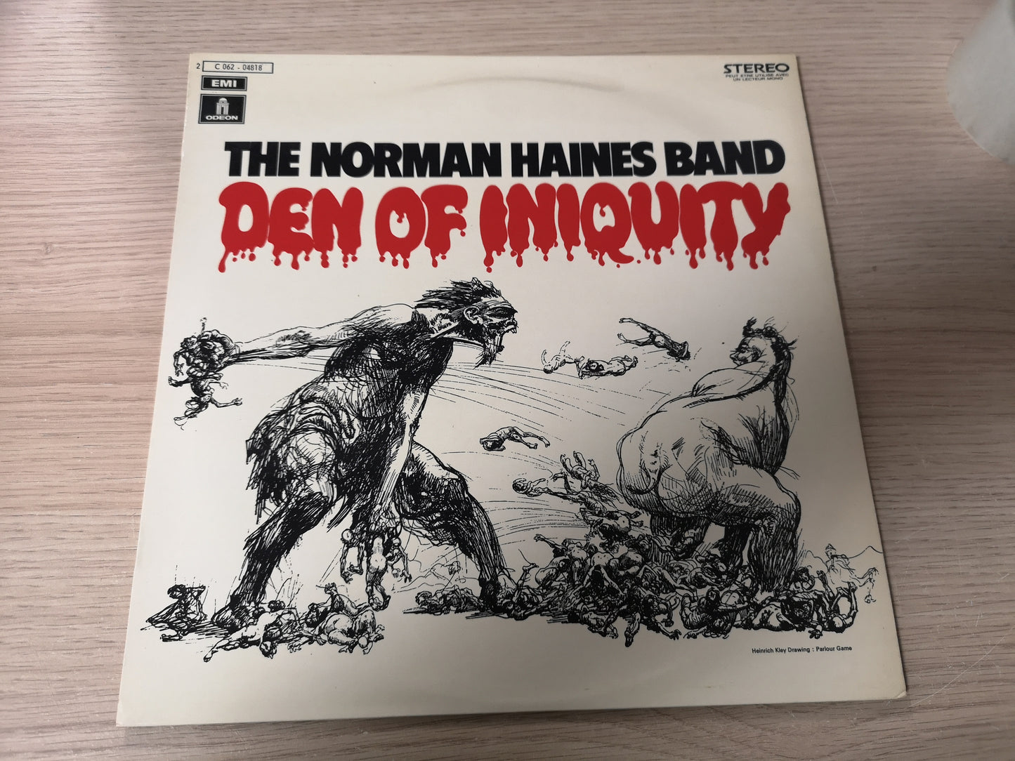 Norman Haines Band "Den of Iniquity" Orig France 1971 EX/M-