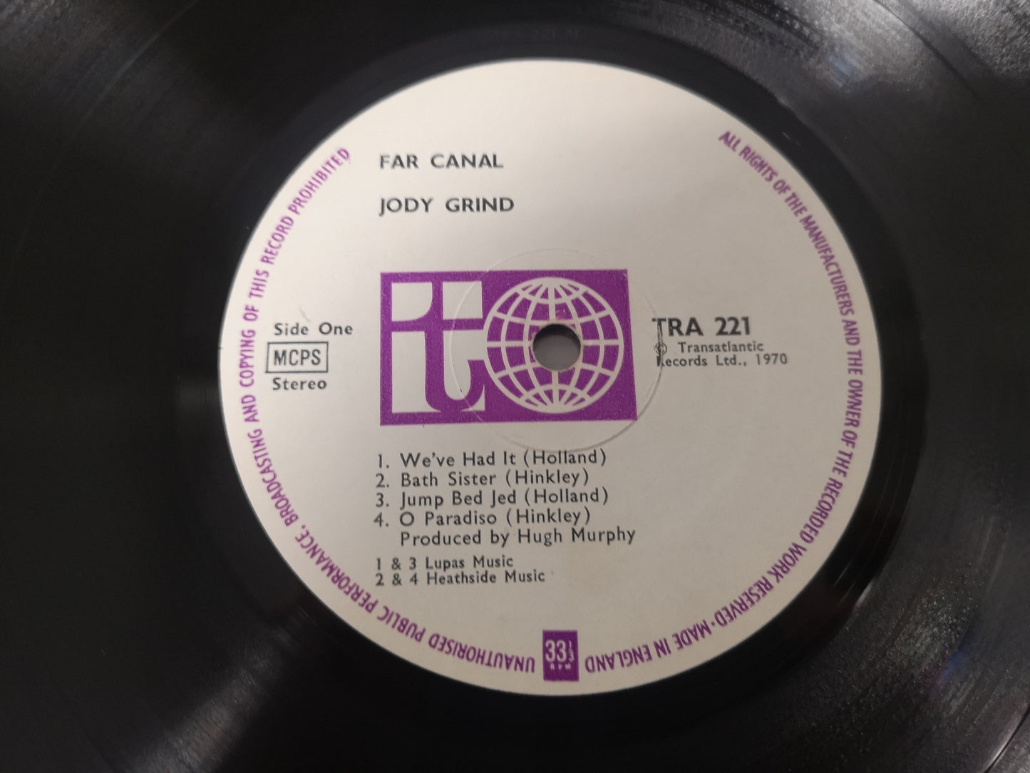 Jody Grind "Far Canal" Orig UK 1970 VG++/EX