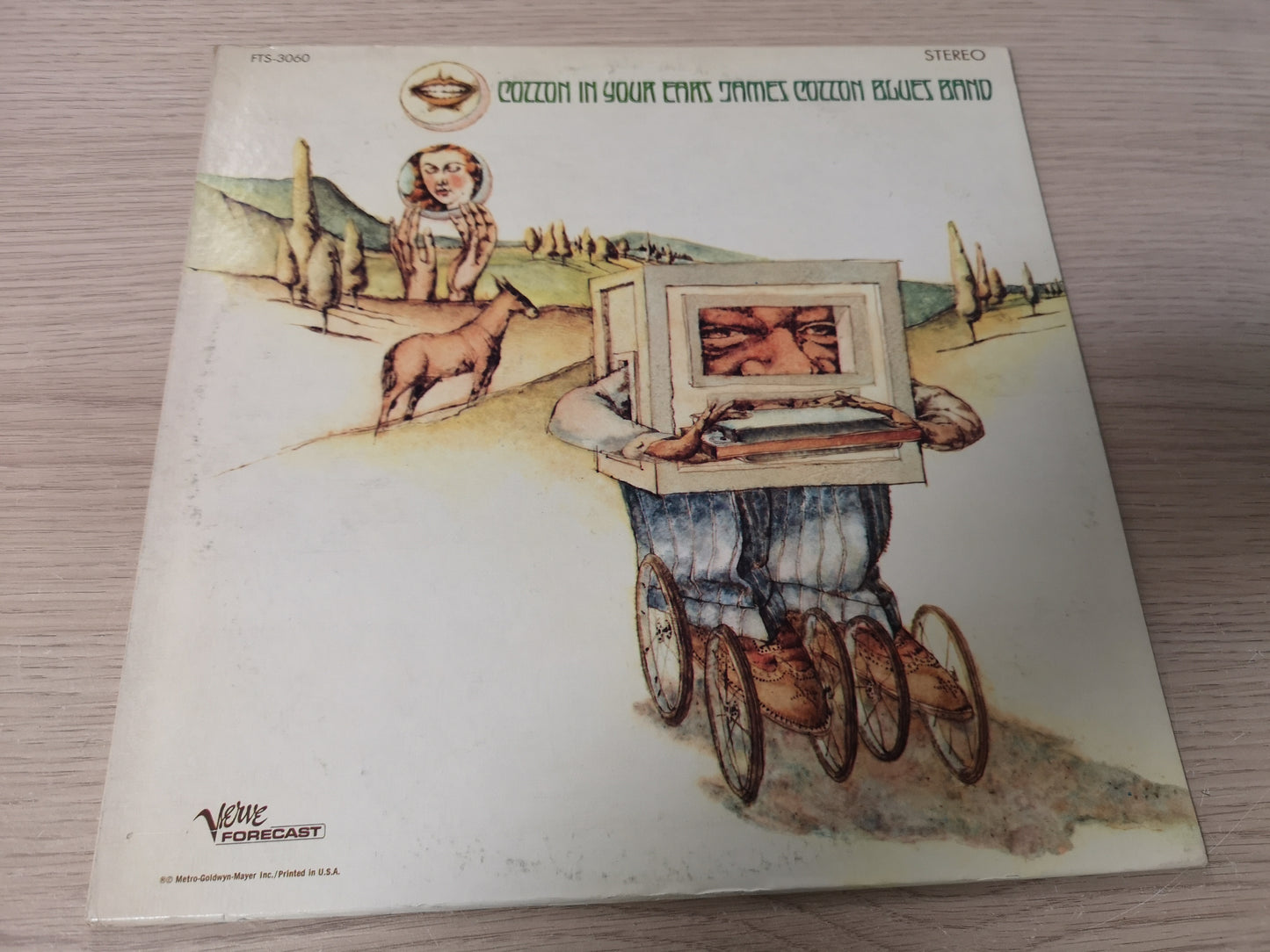 James Cotton Blues Band "Cotton in your Ears" Orig Us 1968 M-/M-