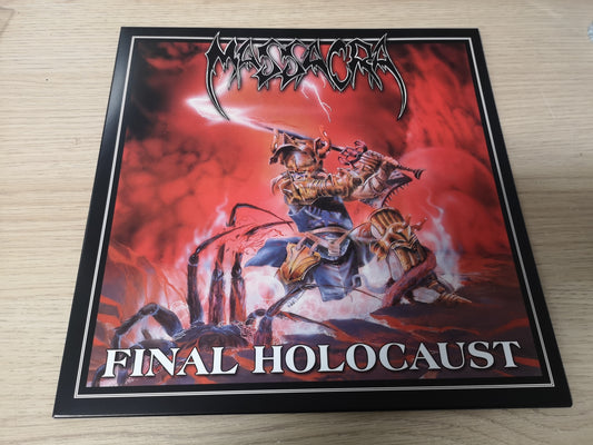 Massacra "Final Holocaust" RE France 2024 Mint/New (Clear w/Red/Black Splatter)