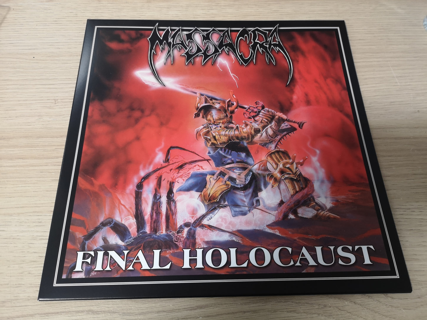 Massacra "Final Holocaust" RE France 2024 New (White Marbled Vinyl)