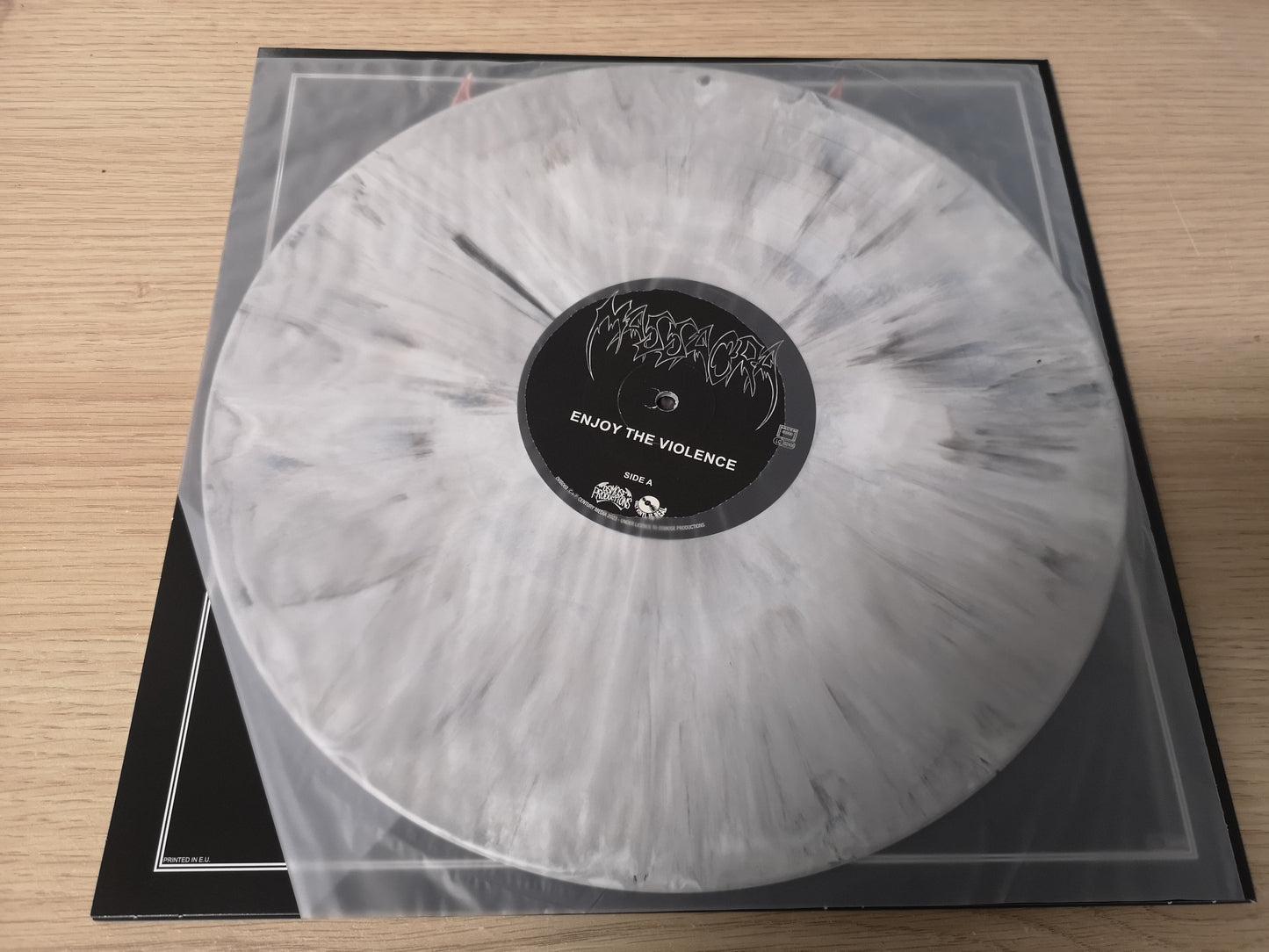 Massacra "Enjoy the Violence" Re France 2024 M/M (White Marbled Vinyl)
