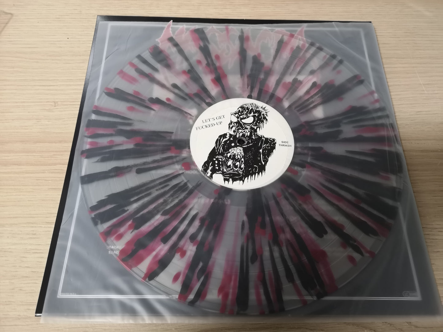 Massacra "Day of the Massacra" France 2024 New (Clear w/ Red & Black Splatters)