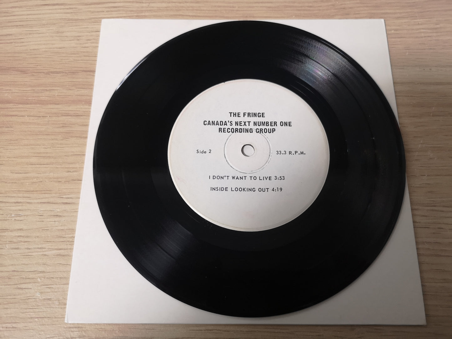 Fringe "Canada's Next Number One Recording Group" Orig Canada 1967 EX (7" EP)