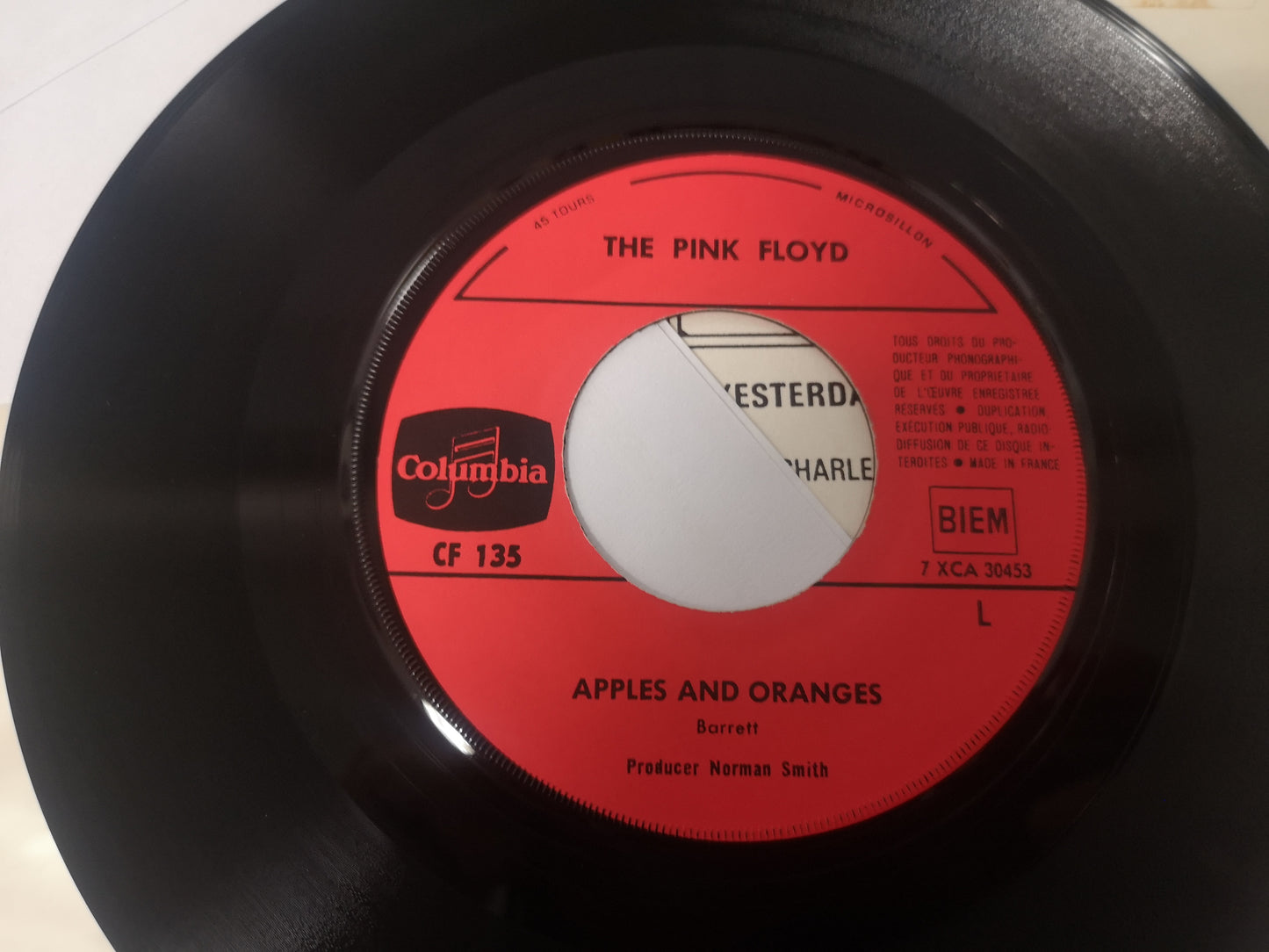Pink Floyd "Apples and Oranges" Orig France 1967 M-/M- (7" Single)