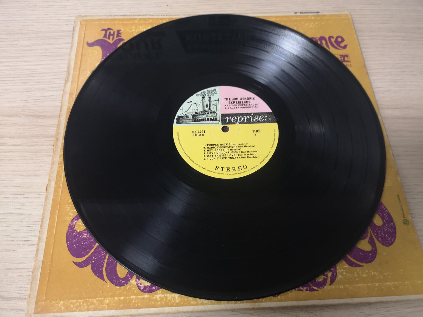 Jimi Hendrix Experience "Are you Experienced" Orig Canada 1967 Vg-/Vg