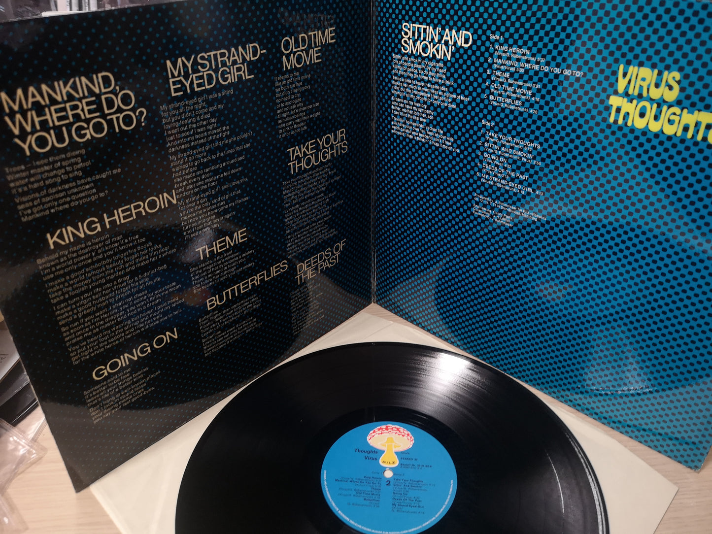 Virus "Thoughts" Orig Germany 1971 EX/EX
