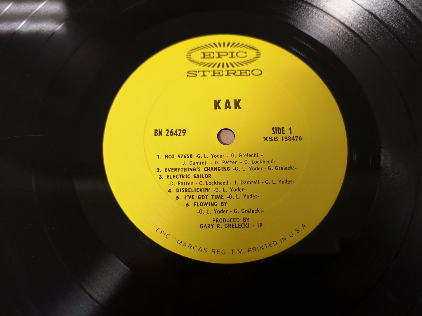 Kak "S/T" Orig Us 1969 Ex/M-