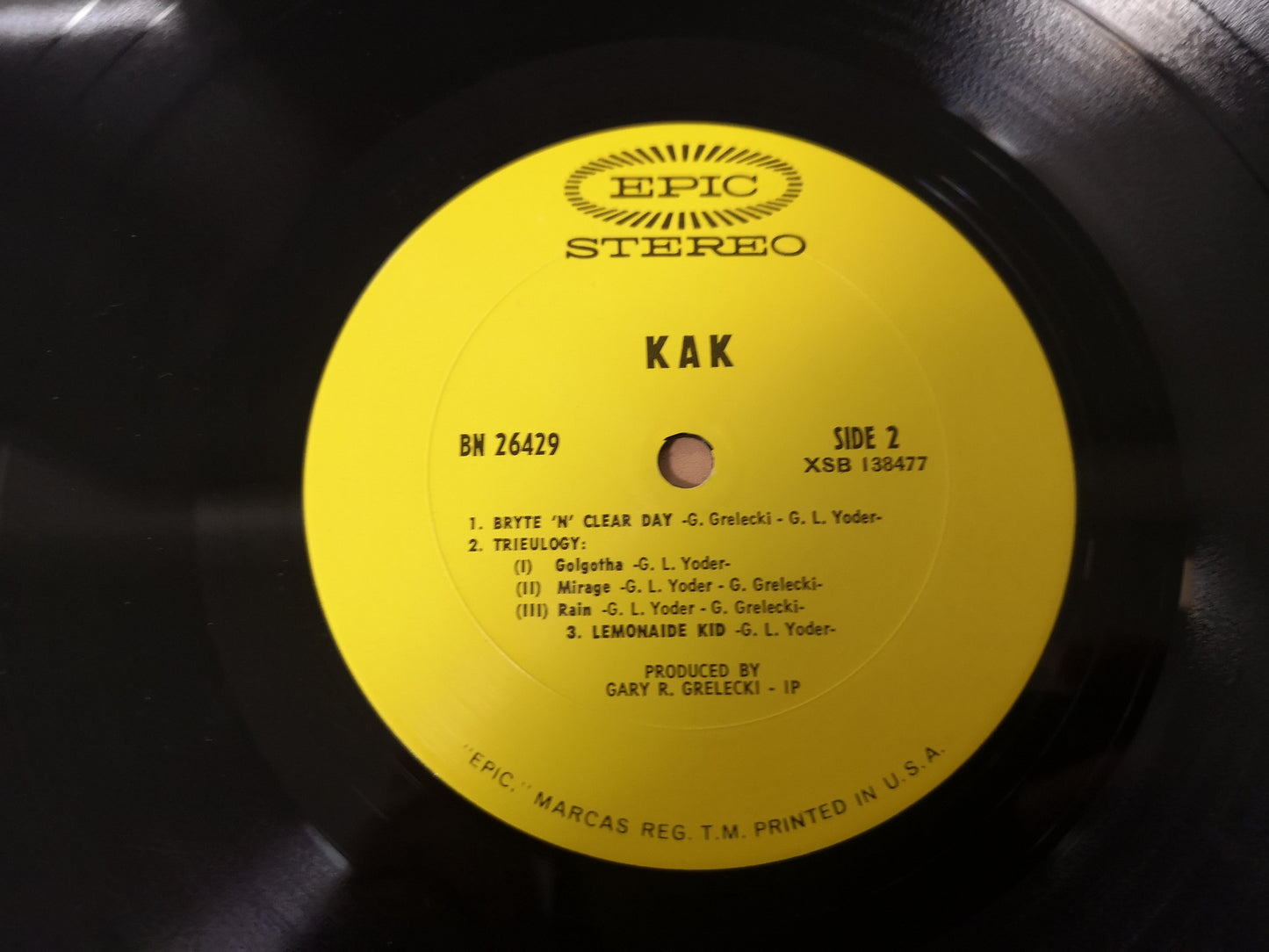 Kak "S/T" Orig Us 1969 Ex/M-