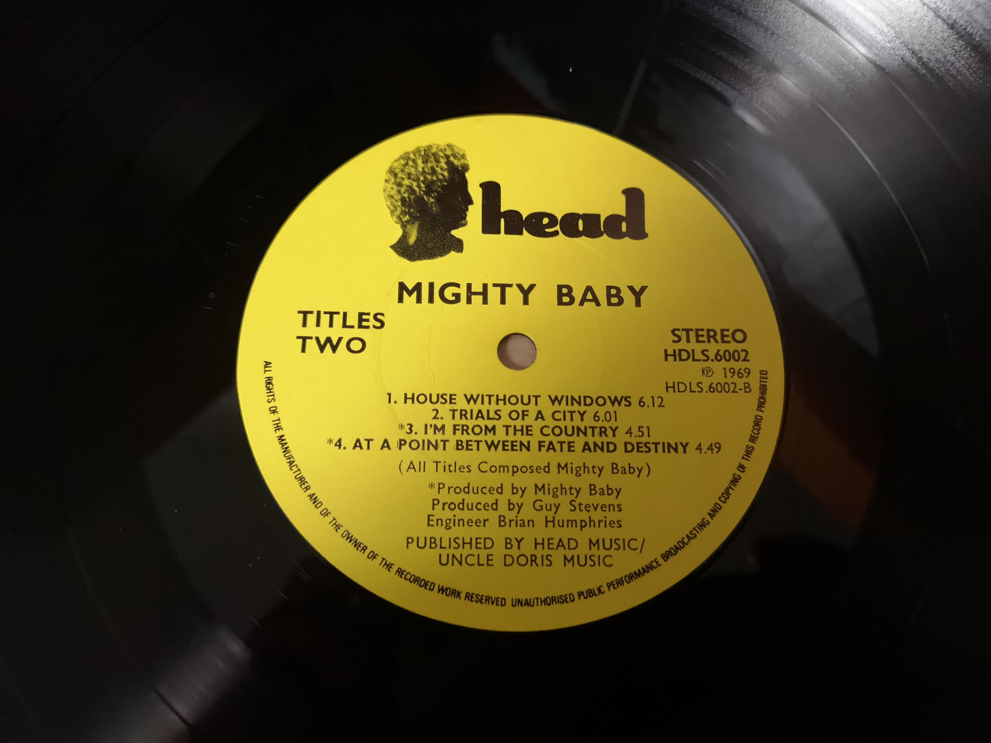 Mighty Baby "S/T" Orig UK 1969 Vg+/M-