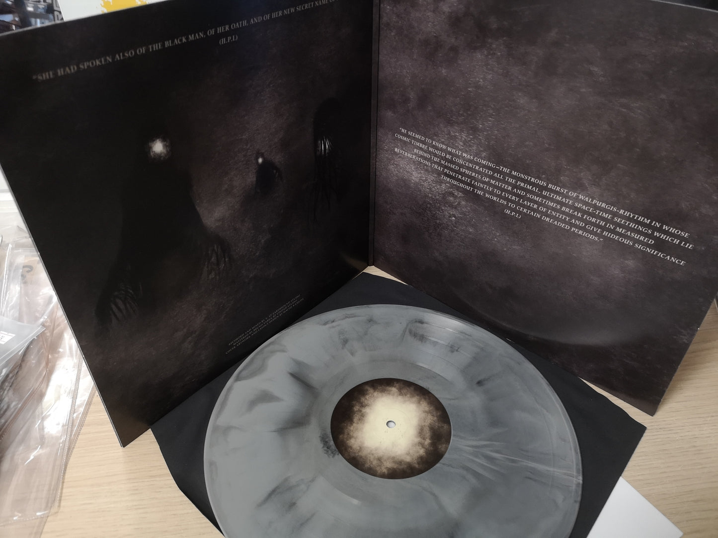 Blut Aus Nord "Disharmonium - Nahab" NEW France 2023 (Grey Vinyl + Poster)