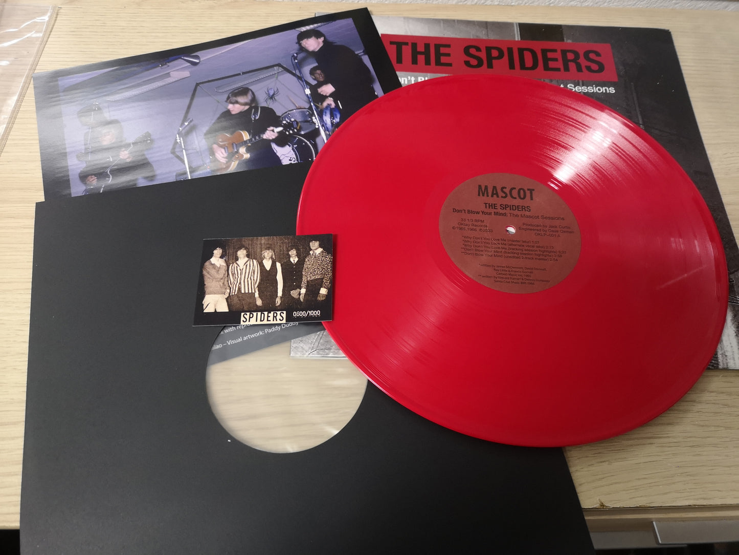 Spiders "Don't Blow Your Mind : The Mascot Sessions" NEW Us 2024 (Red Vinyl)