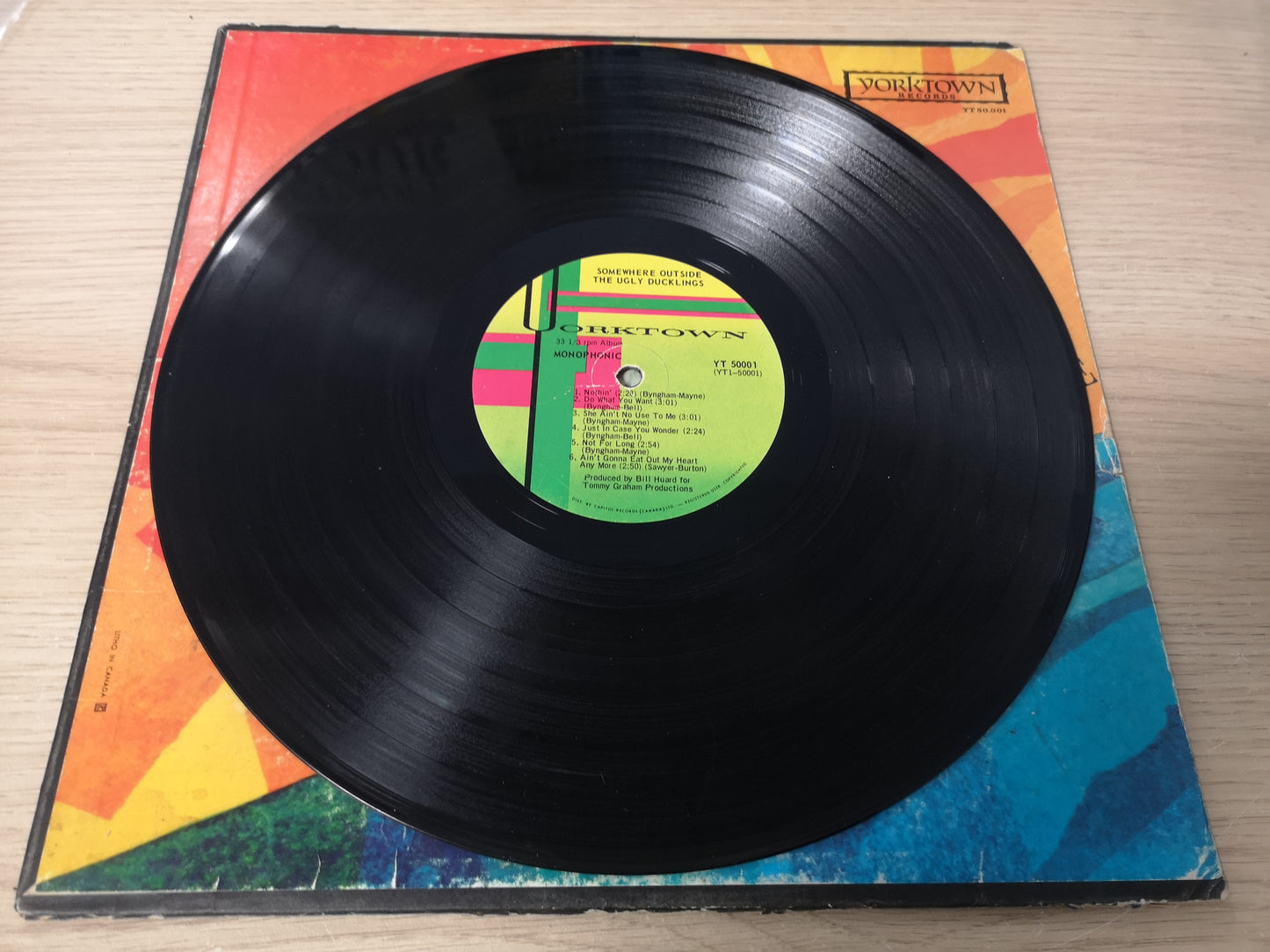 Ugly Ducklings "Somewhere Outside" Orig Canada 1967 VG/VG+