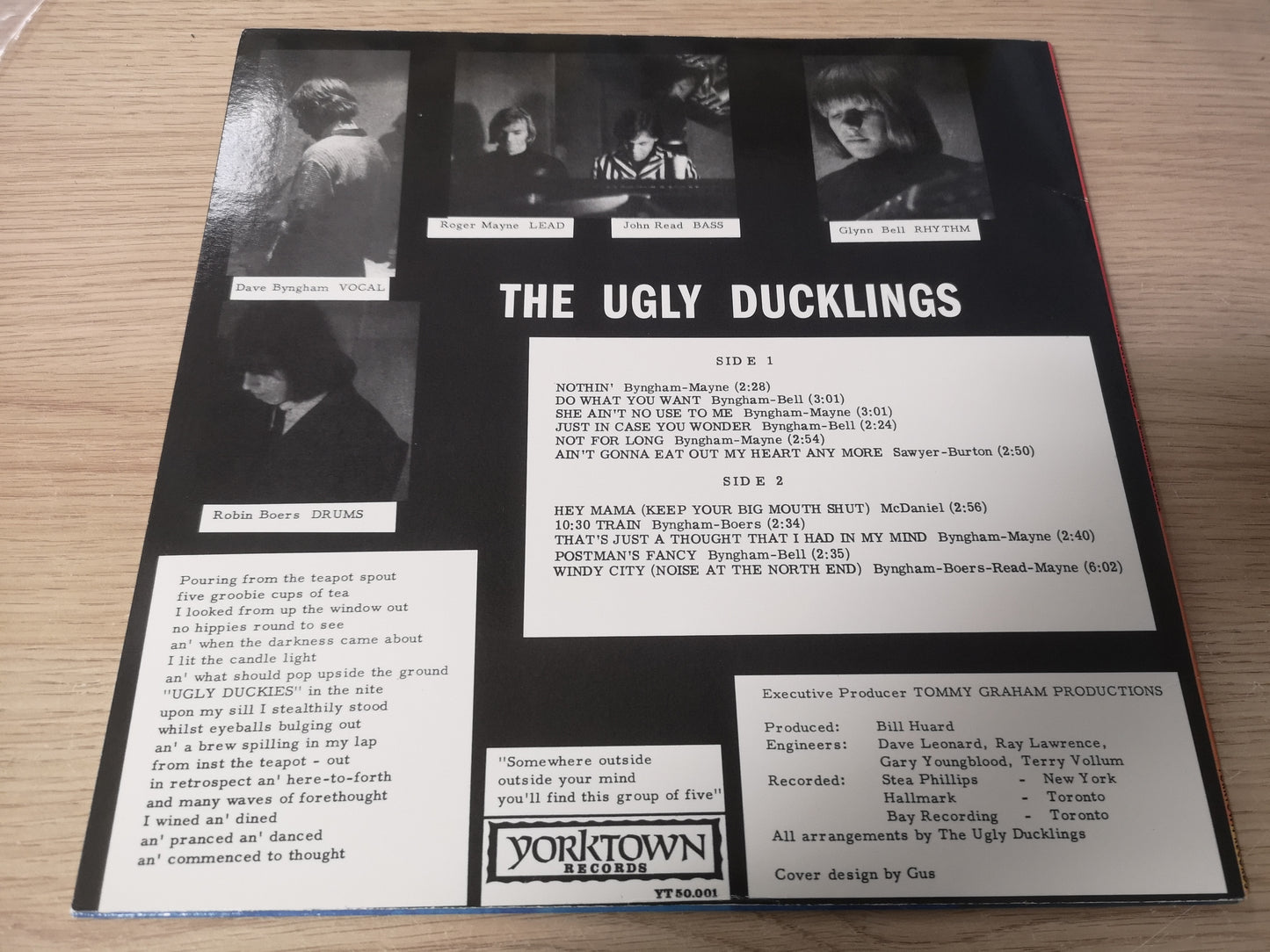 Ugly Ducklings "Somewhere Outside" RE Canada M-/M-