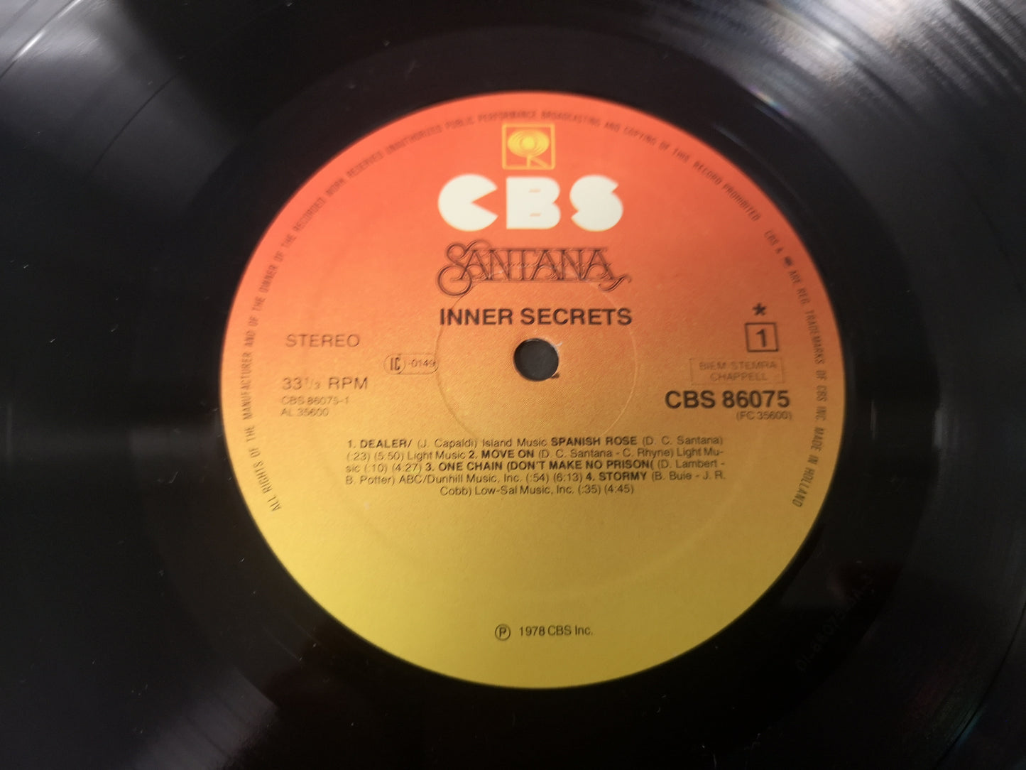 Santana "Inner Secrets" Orig Holland 1978 M-/M-