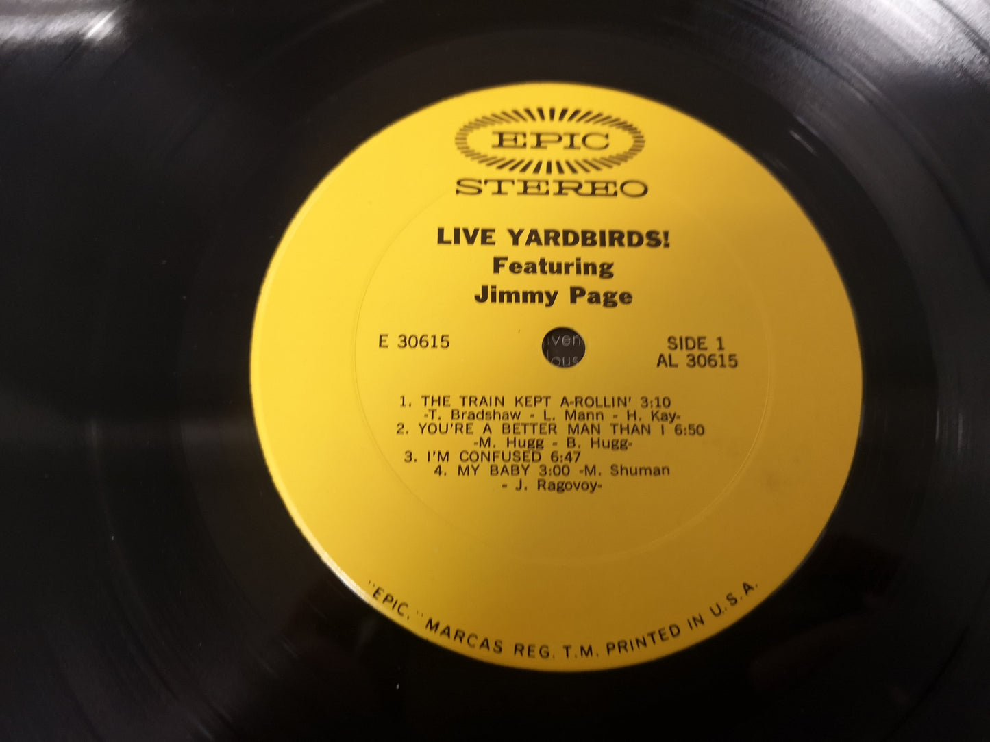 Yardbirds "Live Featuring Jimmy Page" Orig US 1971 EX/EX