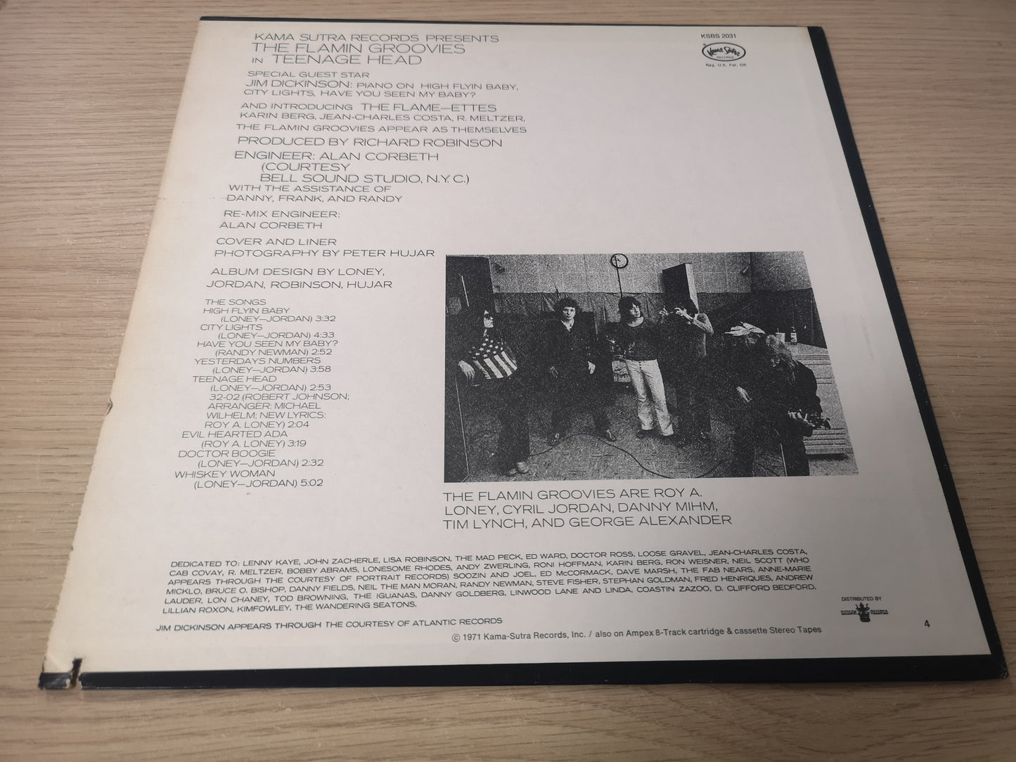 Flamin' Groovies "Teenage Head" Orig US 1971 M-/M-