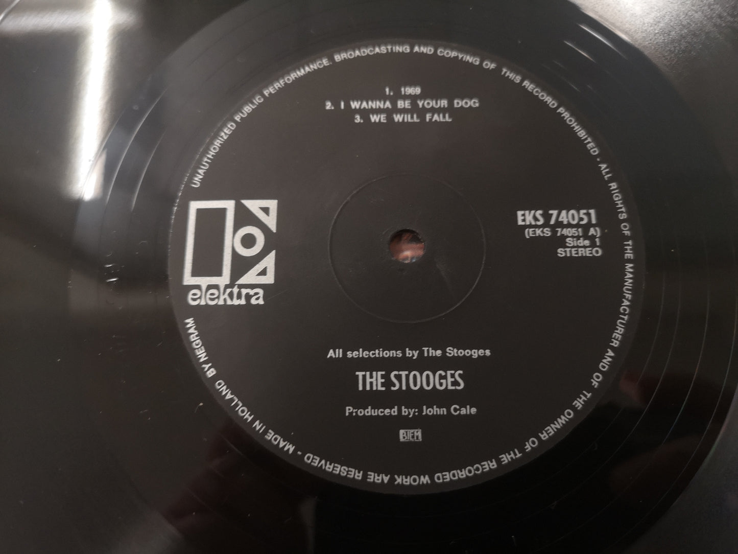 Stooges "S/T" Orig Holland 1969 VG/VG+ (Rare Release)