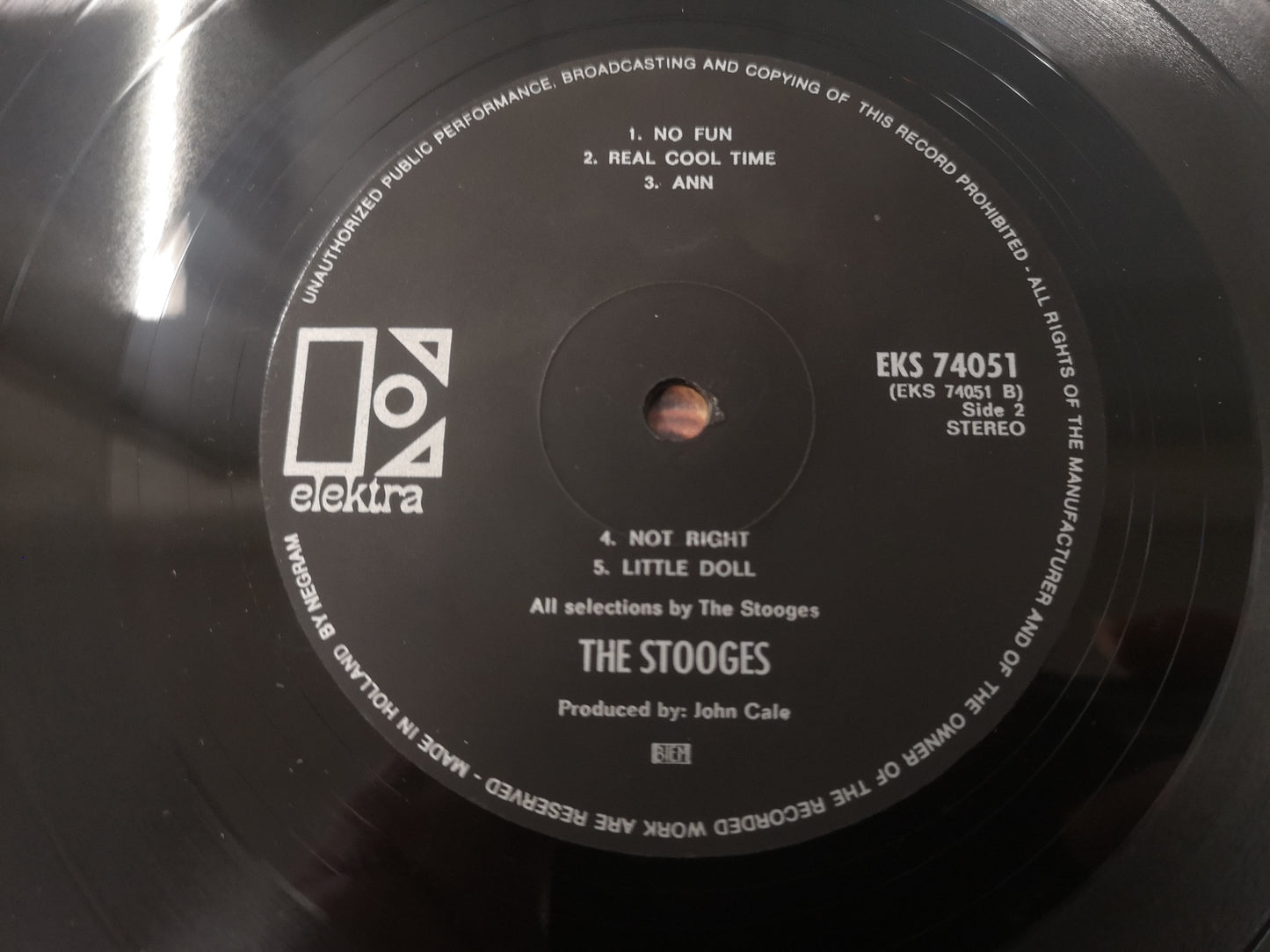 Stooges "S/T" Orig Holland 1969 VG/VG+ (Rare Release)