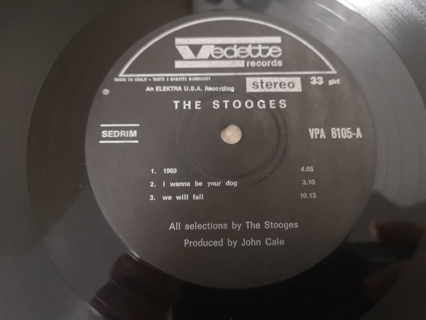 Stooges "S/T" Orig Italy 1969 Ex/Ex (Rare Gatefold Cover)
