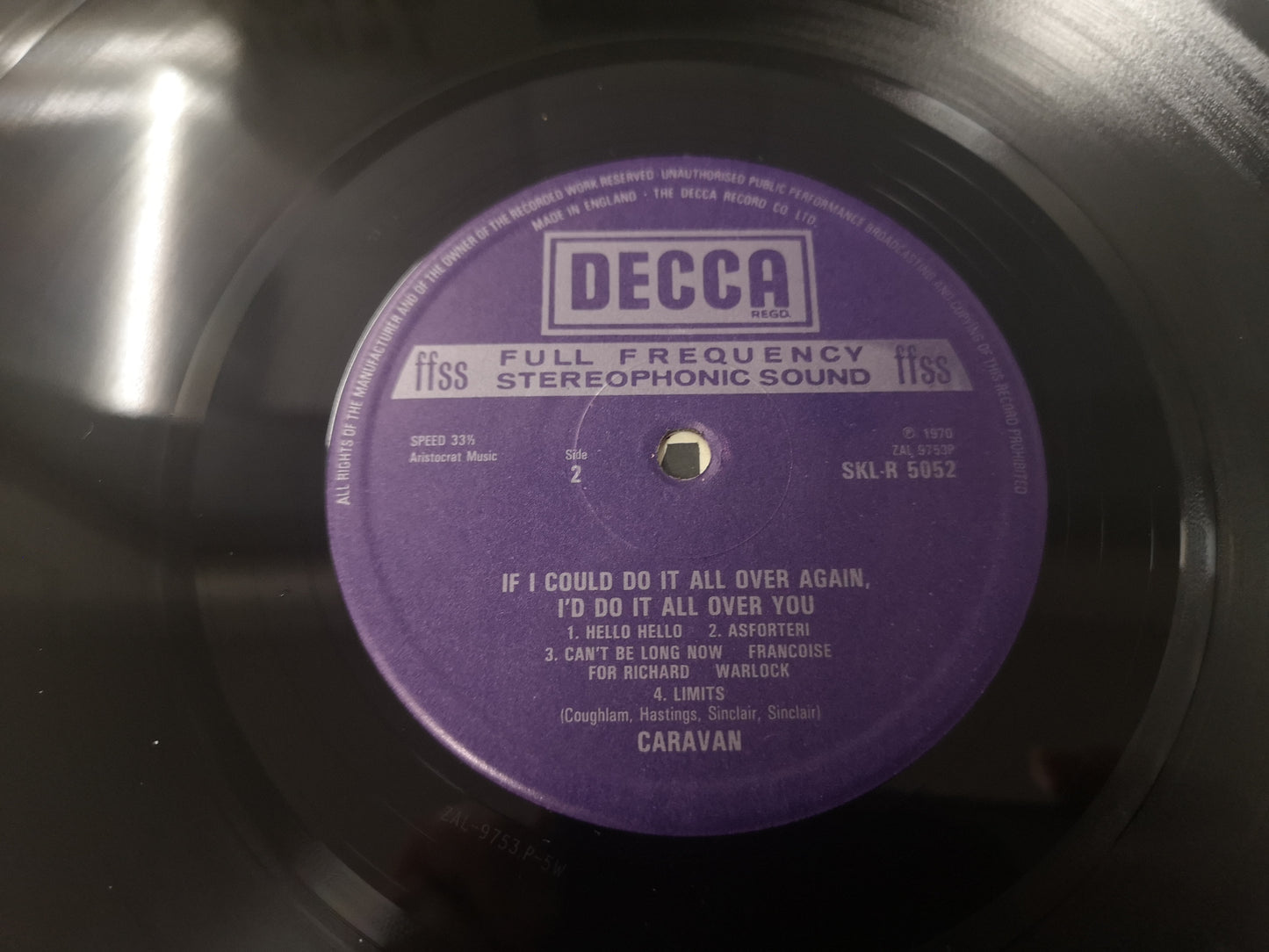 Caravan "If I Could do it All Over Again" Re UK 1976 EX/M-