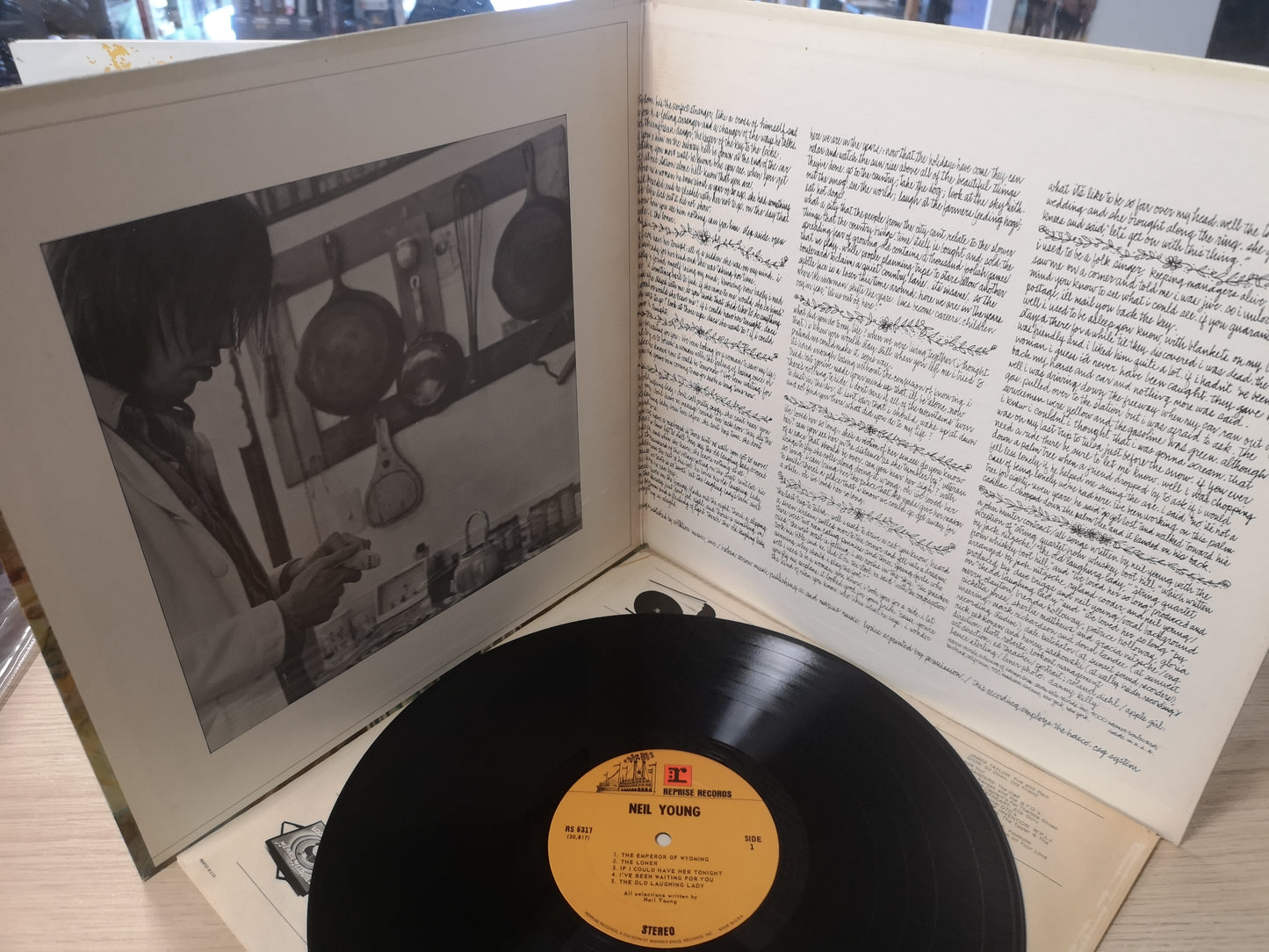 Neil Young "S/T" Orig US 1970 EX/EX