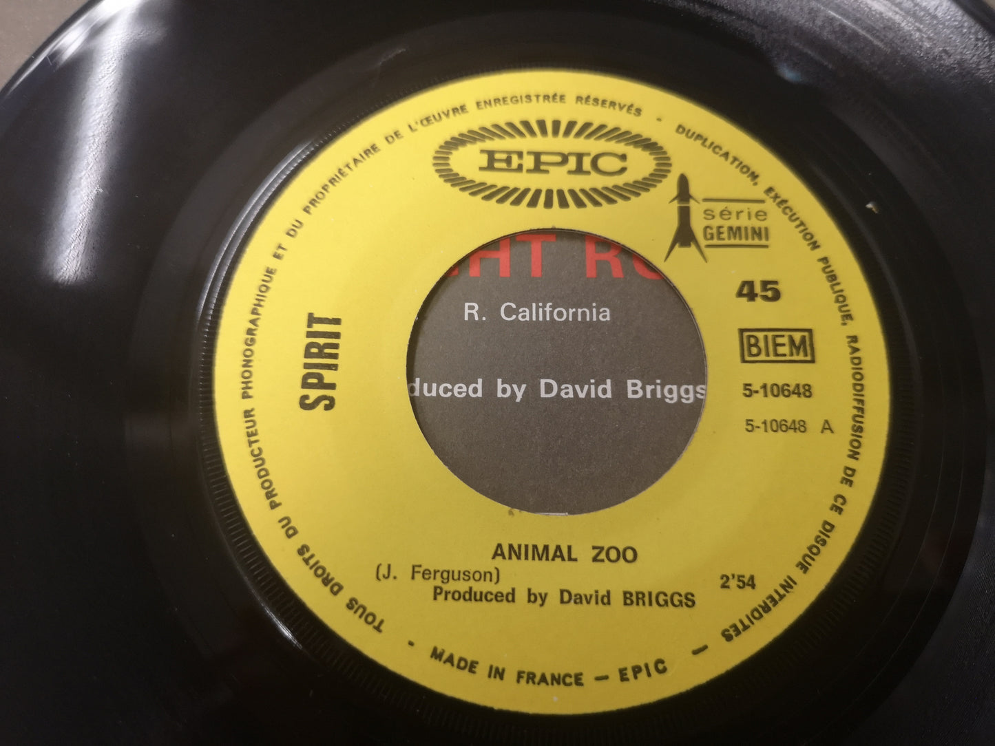 Spirit "Animal Zoo" Orig France 1969 M-/M- (7" Single)