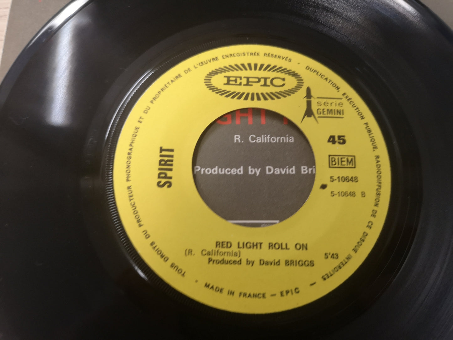 Spirit "Animal Zoo" Orig France 1969 M-/M- (7" Single)