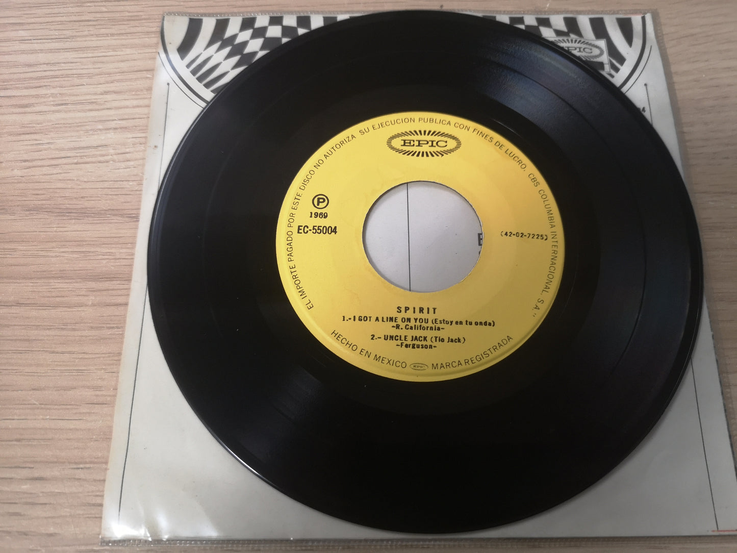 Spirit / Kak "I Got a Line on You" Orig Mexico 1969 Split Ep (7" EP)