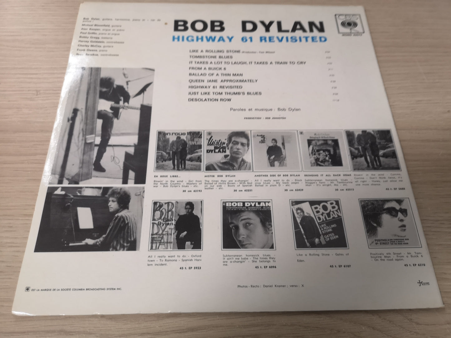 Bob Dylan "Highway 61 Revisited" Orig France Mono 1965 EX/M- (Rare Gatefold Cover)