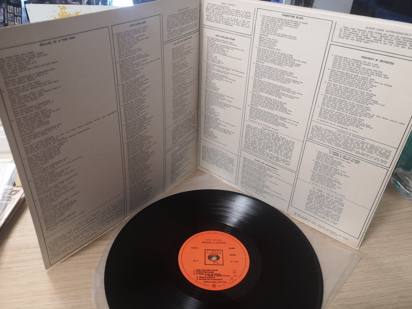 Bob Dylan "Highway 61 Revisited" Orig France Mono 1965 EX/M- (Rare Gatefold Cover)