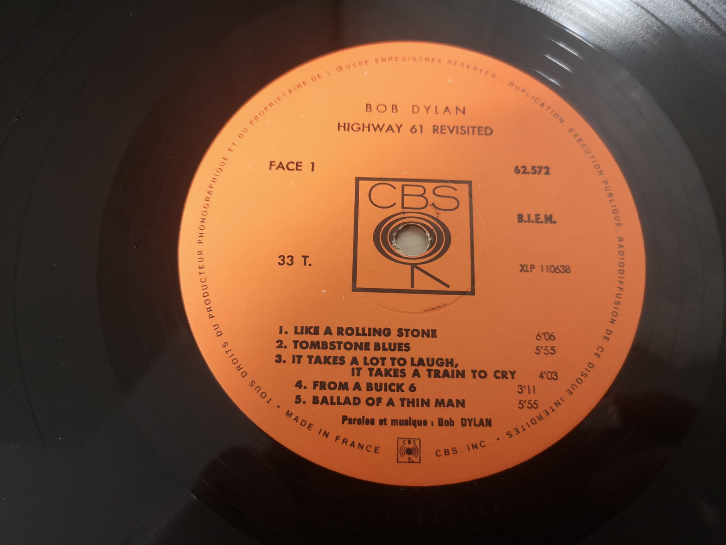 Bob Dylan "Highway 61 Revisited" Orig France Mono 1965 EX/M- (Rare Gatefold Cover)