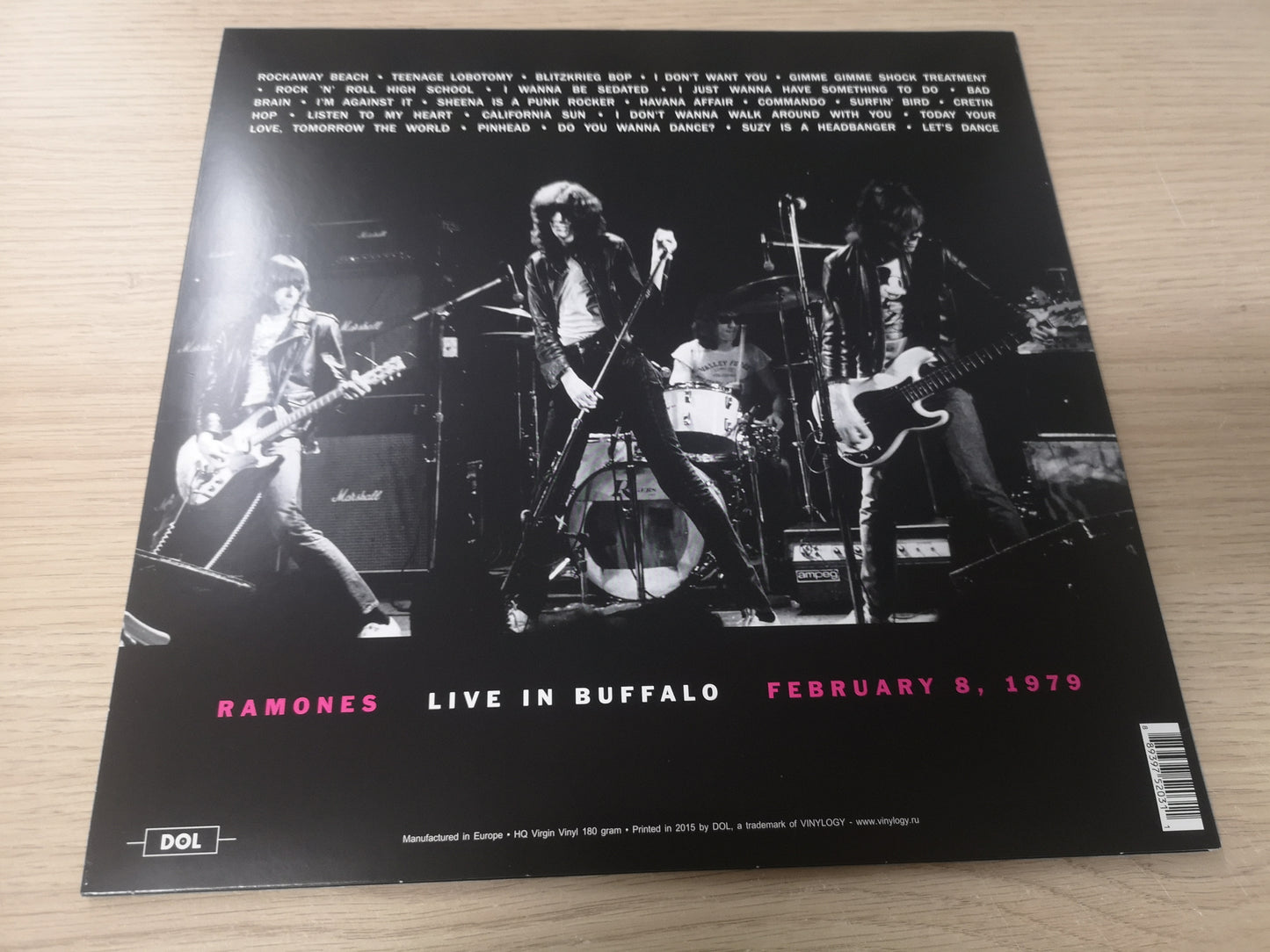 Ramones "Live in Buffalo - February 8, 1979" M/M / Neuf