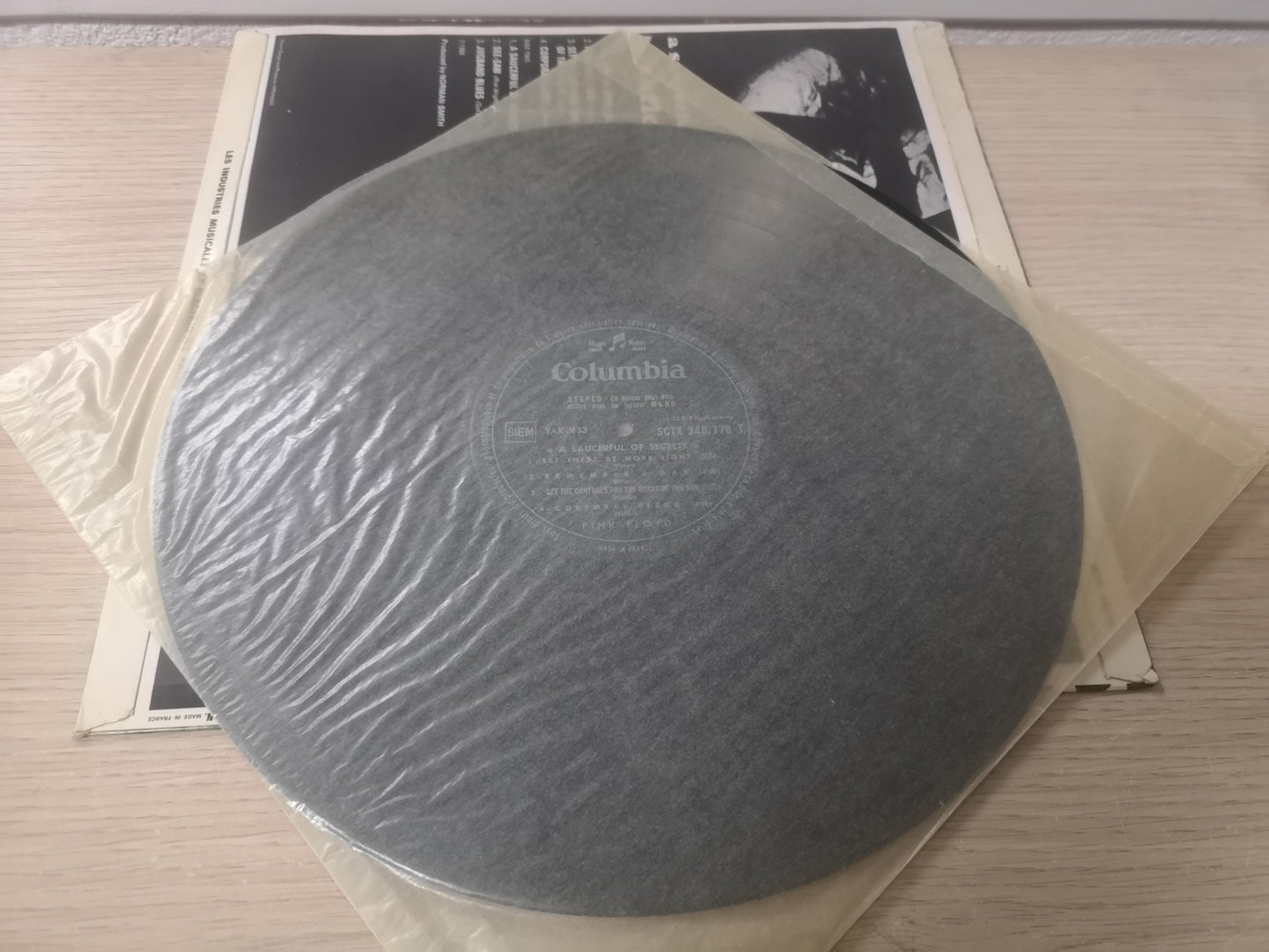 Pink Floyd "A Saucerful of Secrets" Orig France 1968 EX/M- (Green Label)