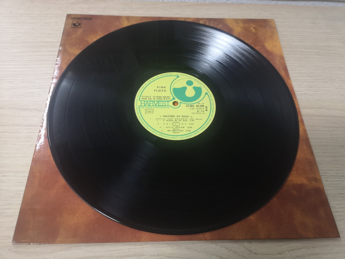 Pink Floyd "Masters of Rock" Orig France 1974 M-/M-